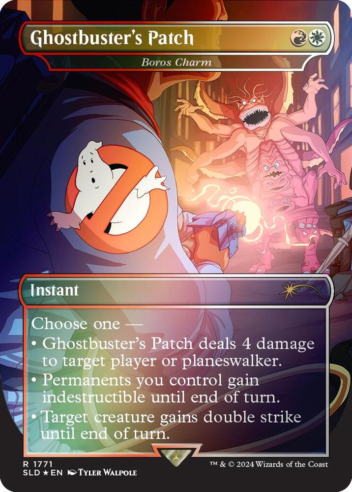 Ghostbuster's Patch - Boros Charm (Rainbow Foil) (1771) [Secret Lair Drop]