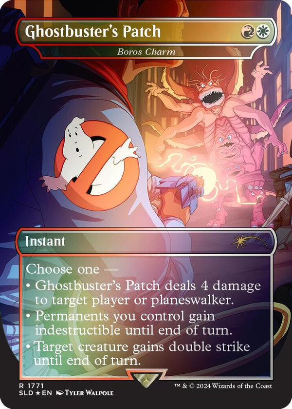 Ghostbuster's Patch - Boros Charm (Rainbow Foil) (1771) [Secret Lair Drop]