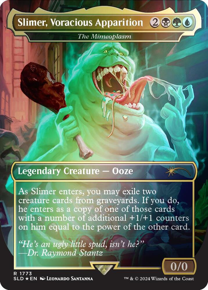 Slimer, Voracious Apparition - The Mimeoplasm (Rainbow Foil) (1773) [Secret Lair Drop]