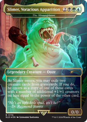 Slimer, Voracious Apparition - The Mimeoplasm (Rainbow Foil) (1773) [Secret Lair Drop]
