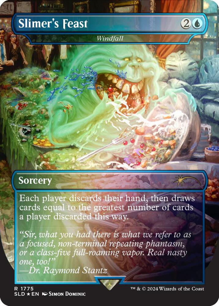 Slimer's Feast - Windfall (Rainbow Foil) (1775) [Secret Lair Drop]