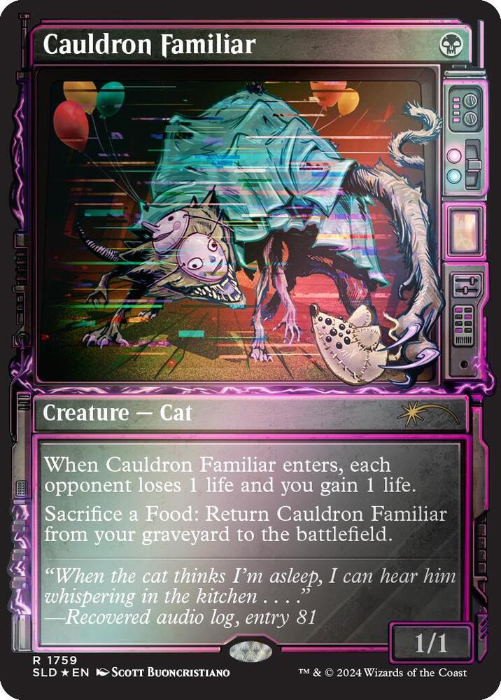 Cauldron Familiar (Rainbow Foil) (1759) [Secret Lair Drop]