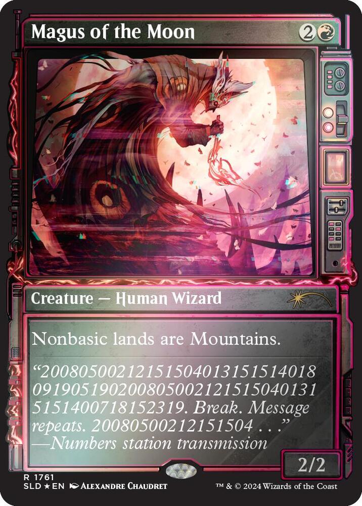 Magus of the Moon (Rainbow Foil) (1761) [Secret Lair Drop]