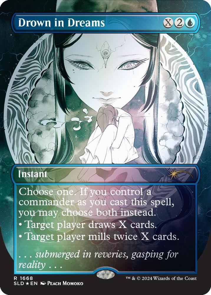 Drown in Dreams (Rainbow Foil) (1668) [Secret Lair Drop]