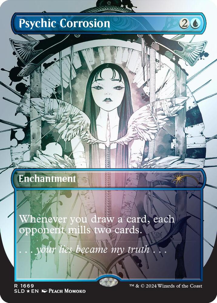 Psychic Corrosion (Rainbow Foil) (1669) [Secret Lair Drop]