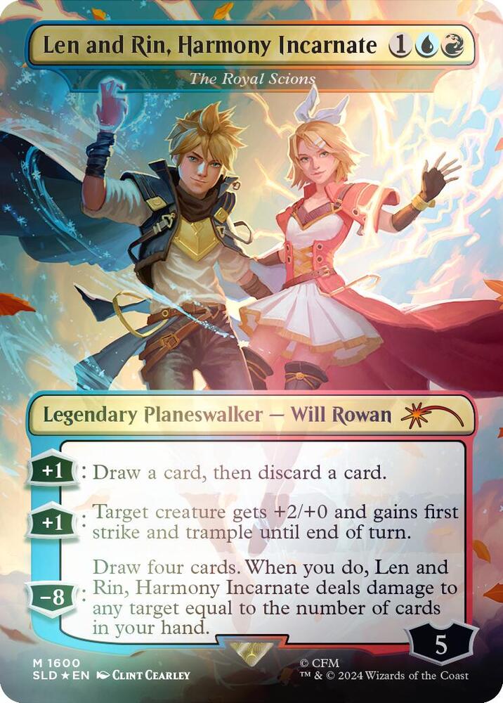 Len and Rin, Harmony Incarnate - The Royal Scions (Rainbow Foil) (1600) [Secret Lair Drop]