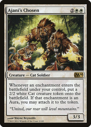 Ajani's Chosen (2) [Magic 2014]