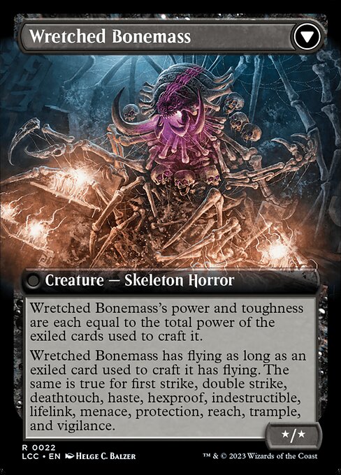 Altar of the Wretched // Wretched Bonemass (22) [The Lost Caverns of Ixalan Commander] [Extended Art]