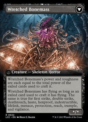 Altar of the Wretched // Wretched Bonemass (22) [The Lost Caverns of Ixalan Commander] [Extended Art] Reverse