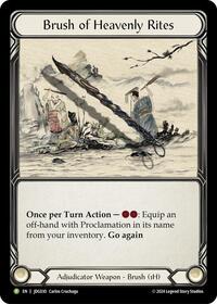 Brush of Heavens Rites - JDG030 (JDG030) [Flesh and Blood Promo Cards]