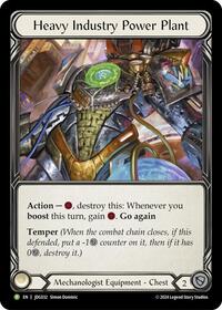 Heavy Industry Power Plant - JDG032 (JDG032) [Flesh and Blood Promo Cards]