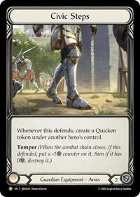 Civic Steps - JDG034 (JDG034) [Flesh and Blood Promo Cards]