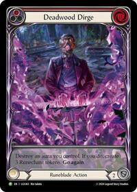 Deadwood Dirge (Red) (Extended Art) - LGS363 (LGS363) [Flesh and Blood Promo Cards]