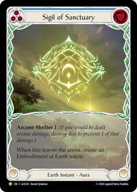 Sigil of Sanctuary (Extended Art) - LGS323 (LGS323) [Flesh and Blood Promo Cards]