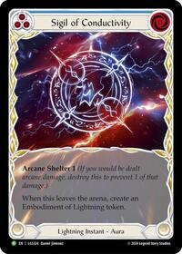 Sigil of Conductivity (Extended Art) - LGS324 (LGS324) [Flesh and Blood Promo Cards]