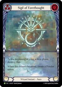 Sigil of Forethought (Extended Art) - LGS327 (LGS327) [Flesh and Blood Promo Cards]