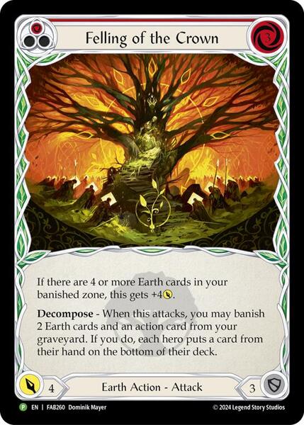 Felling of the Crown - FAB260 (FAB260) [Flesh and Blood Promo Cards]