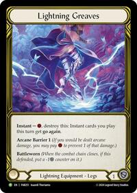 Lightning Greaves (Golden) - FAB251 (FAB251) [Flesh and Blood Promo Cards]