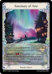 Sanctuary of Aria (Extended Art) - LGS309 (LGS309) [Flesh and Blood Promo Cards]