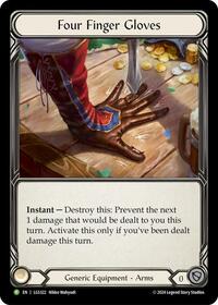 Four Finger Glove - LGS322 (LGS322) [Flesh and Blood Promo Cards]