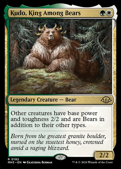 Kudo, King Among Bears (192) [Modern Horizons 3]
