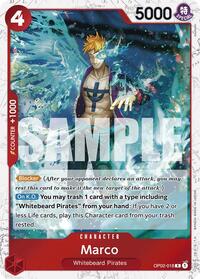 Marco (Jolly Roger Foil) (OP02-018) [Premium Booster -The Best-]