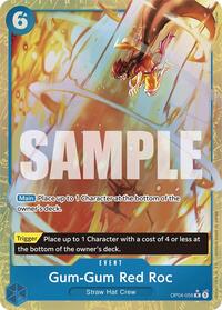 Gum-Gum Red Roc (Alternate Art) (OP04-056) [Premium Booster -The Best-]