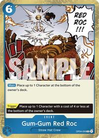 Gum-Gum Red Roc (Jolly Roger Foil) (OP04-056) [Premium Booster -The Best-]