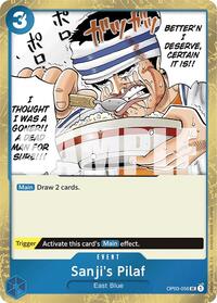 Sanji's Pilaf (Jolly Roger Foil) (OP03-056) [Premium Booster -The Best-]