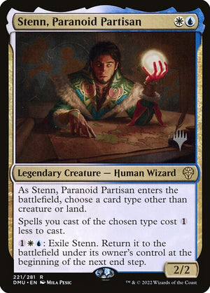 Stenn, Paranoid Partisan (221p) [Dominaria United Promos]