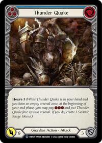 Thunder Quake (Blue) (1HB020) [Historic Pack 1 Blitz Deck Bravo]