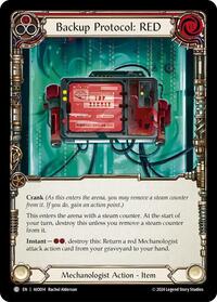 Backup Protocol: RED (Red) (AIO014) [Armory Deck Dash]