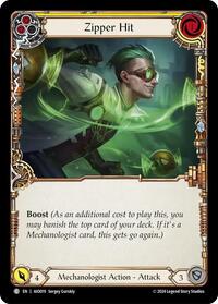 Zipper Hit (Yellow) (AIO019) [Armory Deck Dash]