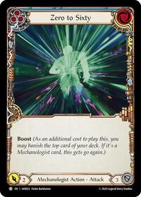 Zero to Sixty (Blue) (AIO023) [Armory Deck Dash]
