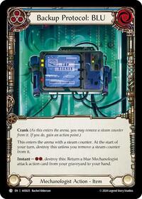 Backup Protocol: BLU (Blue) (AIO025) [Armory Deck Dash]