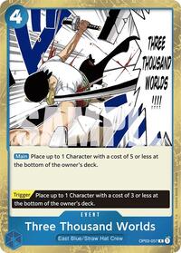Three Thousand Worlds (Jolly Roger Foil) (OP03-057) [Premium Booster -The Best-]