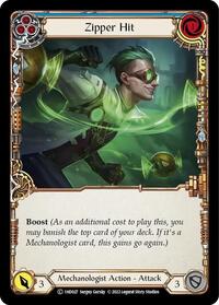 Zipper Hit (Blue) (1HD027) [Historic Pack 1 Blitz Deck: Dash]