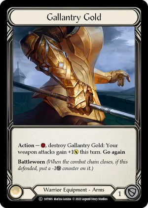 Gallantry Gold (1HT005) [Historic Pack 1 Blitz Deck Dorinthea]