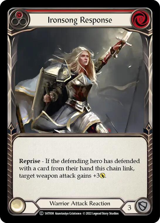 Ironsong Response (Red) (1HT008) [Historic Pack 1 Blitz Deck Dorinthea]