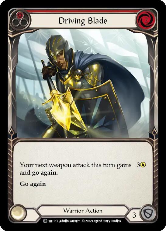 Driving Blade (Red) (1HT012) [Historic Pack 1 Blitz Deck Dorinthea]