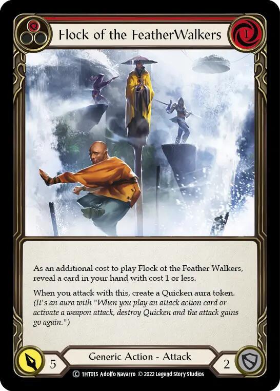 Flock of the Feather Walkers (Red) (1HT015) [Historic Pack 1 Blitz Deck Dorinthea]