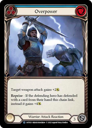 Overpower (Blue) (1HT023) [Historic Pack 1 Blitz Deck Dorinthea]
