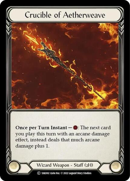 Crucible of Aetherweave (1HK002) [Historic Pack 1 Blitz Deck Kano]