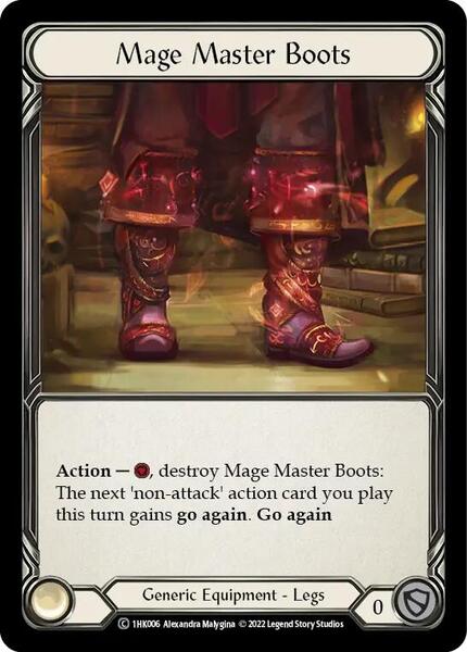 Mage Master Boots (1HK006) [Historic Pack 1 Blitz Deck Kano]