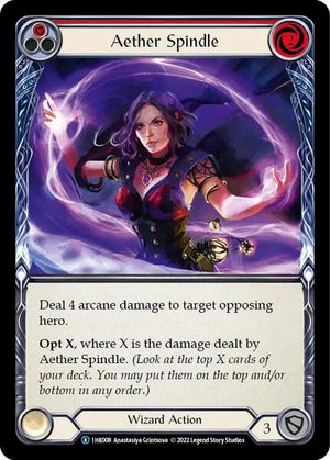 Aether Spindle (Red) (1HK008) [Historic Pack 1 Blitz Deck Kano]