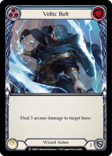 Voltic Bolt (Blue) (1HK023) [Historic Pack 1 Blitz Deck Kano]