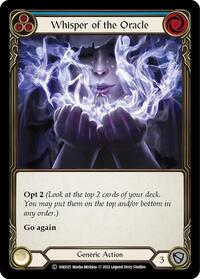 Whisper of the Oracle (Blue) (1HK025) [Historic Pack 1 Blitz Deck Kano]