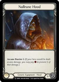 Nullrune Hood (1HR003) [Historic Pack 1 Blitz Deck Rhinar]