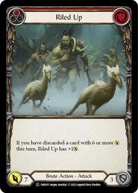 Riled Up (Red) (1HR010) [Historic Pack 1 Blitz Deck Rhinar]