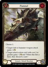 Pummel (Blue) (1HR023) [Historic Pack 1 Blitz Deck Rhinar]